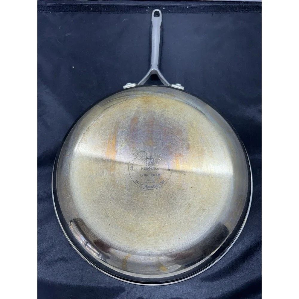 Henckels Paradigm 12 Inch Stainless Steel Skillet Nonstick Honeycomb Frying Pan